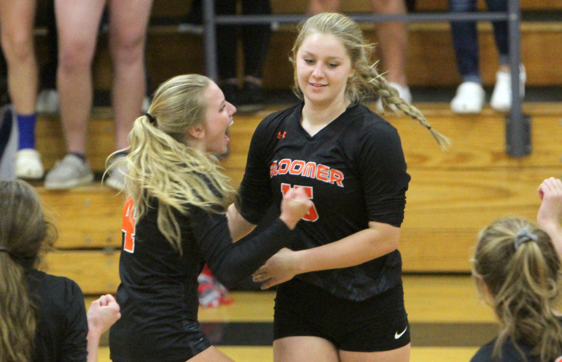 Colfax at Bloomer volleyball 10-8-19